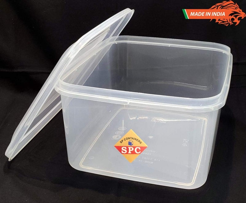 SPC Multipurpose Plastic Stackable Organizer Large Storage Container Box for books, toys, clothes, food items, office files, shoes. set of 3 boxes Rectangular - Image 3