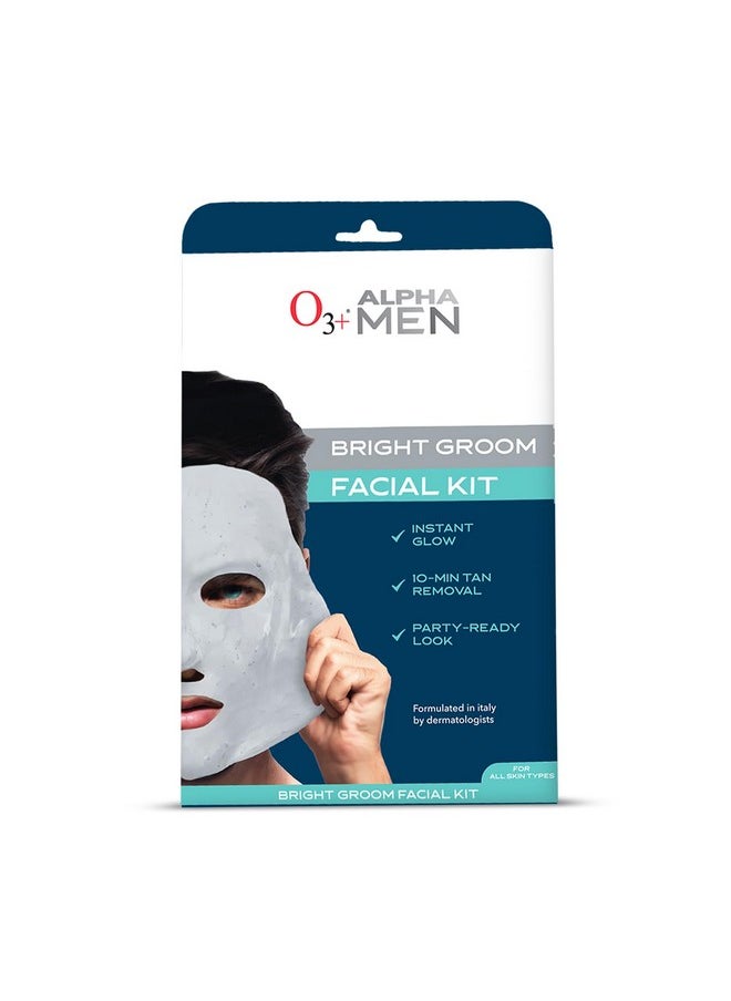 O3+ Alpha Men Bright Groom Facial Kit  - Image 1
