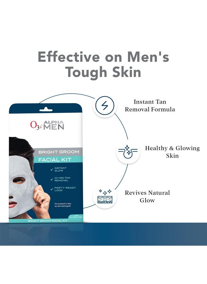O3+ Alpha Men Bright Groom Facial Kit  - Image 3