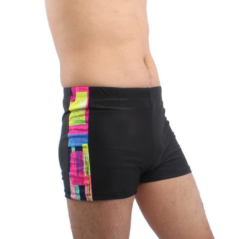special for new men''s swimming trunks and fashion contrast color boxer swimming trunks men''s beach swimming trunks - Image 4