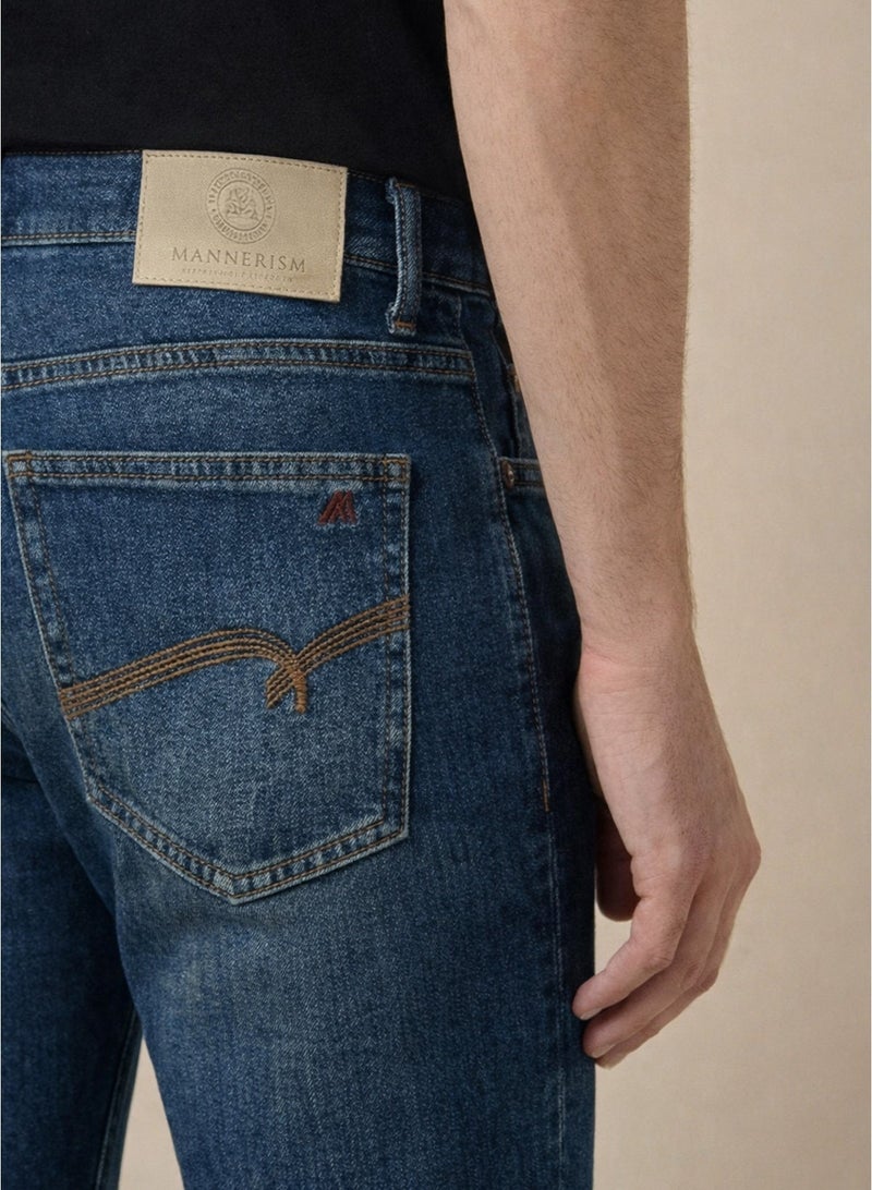 Mannerism The Clean Cut Denim Slim Fit Jeans - Image 4
