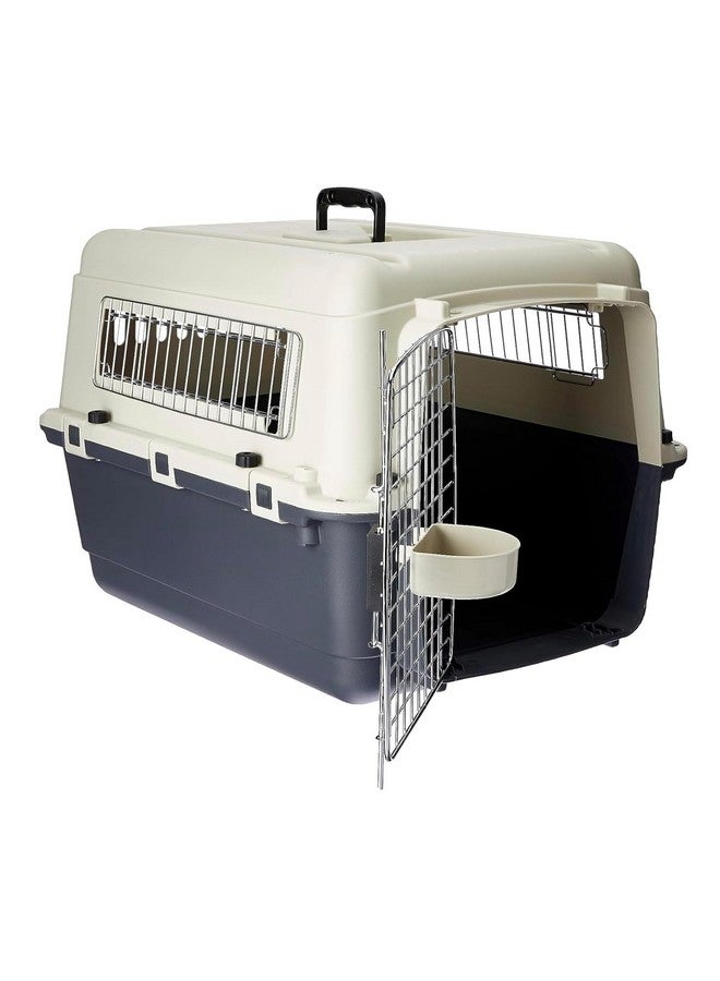 قفص طيران بلاستيكي معتمد للحيوانات الأليفة - أزرق وأبيض - (24 بوصة) - Image 4