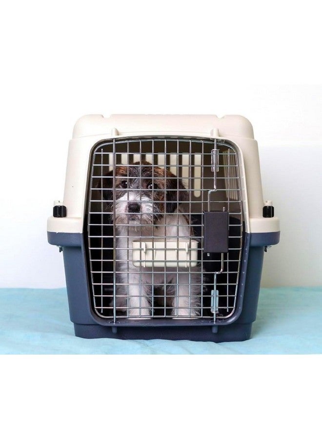 قفص طيران بلاستيكي معتمد للحيوانات الأليفة - أزرق وأبيض - (24 بوصة) - Image 5