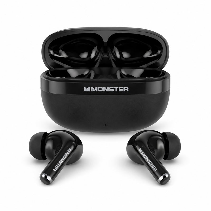 Monster Wireless Bluetooth 6.0 Earbuds with AI Live Translation, In-Ear True Wireless Earphones, HiFi Stereo Sound, Smart Touch Control, Long Battery Life Charging Case for Travel, Work, Calls and Music - Image 1