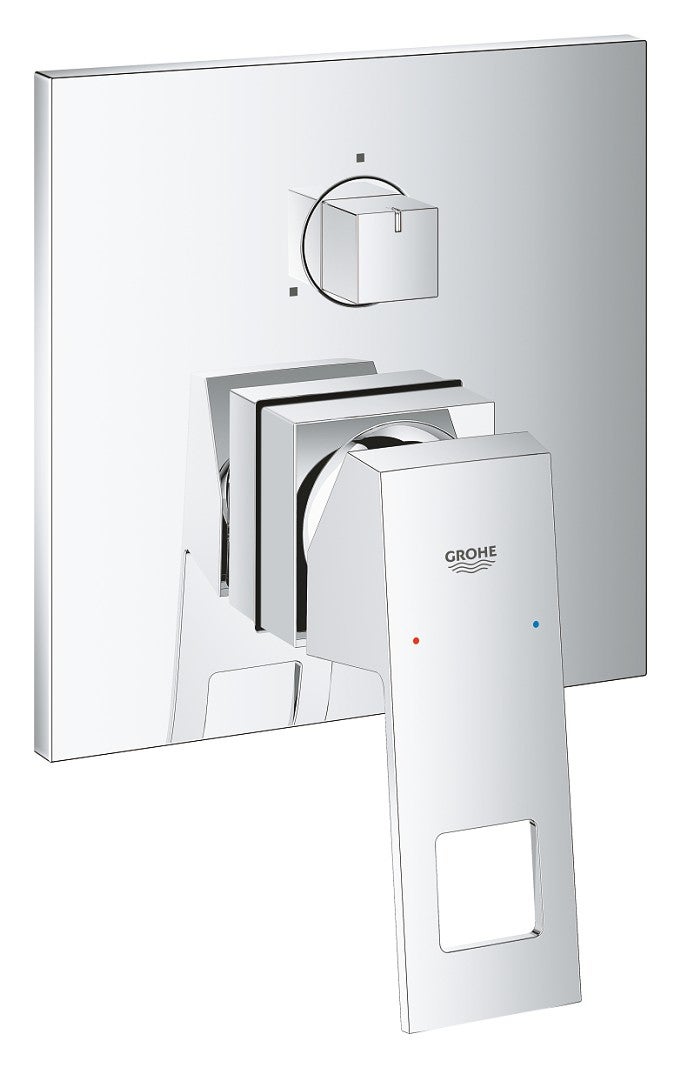 جروهي وش خلاط دفن ثلاثي بمحول يوروكيوب كروم جروهي - 24094000