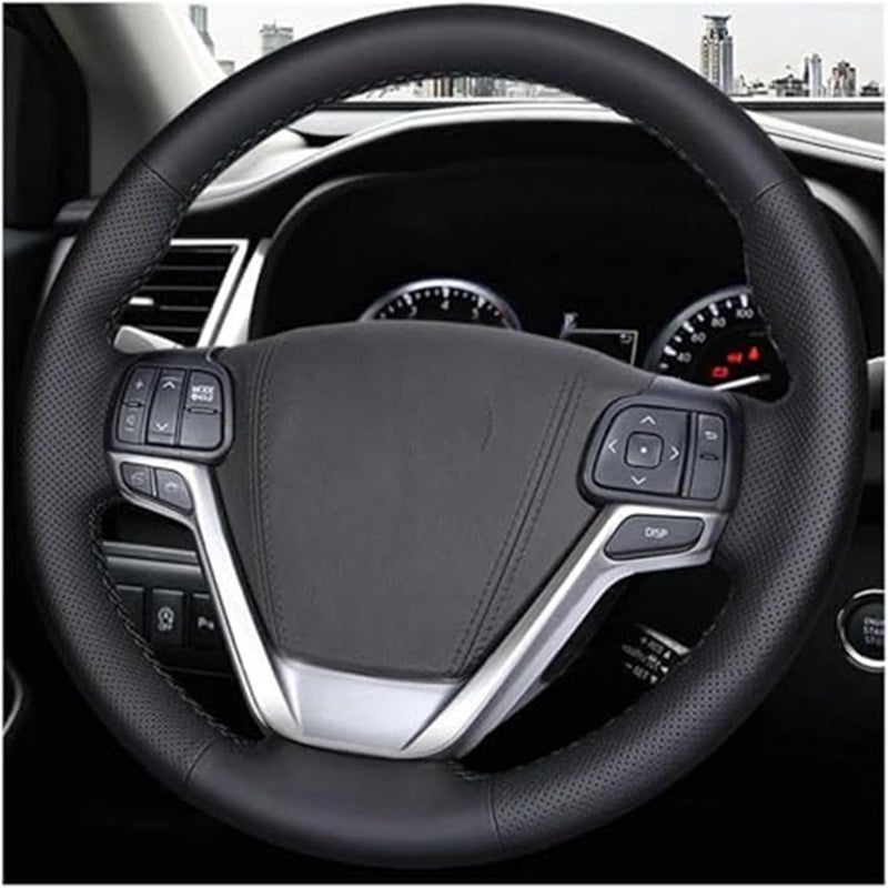 Wivplex Leather Steering Wheel Cover for Toyota Models - Image 1