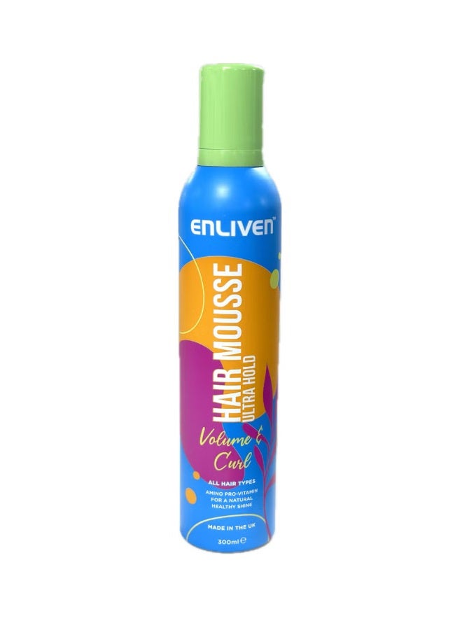 Hair Mousse Spray Ultra Hold ( Volume & Curl ) 300ml