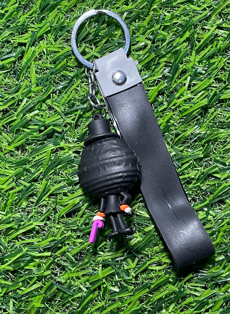 Generic Distinctive cartoon keychain distinctive accessory key chain with ribbon that fits with car keys wallets and bags beautiful creative gift - Image 3