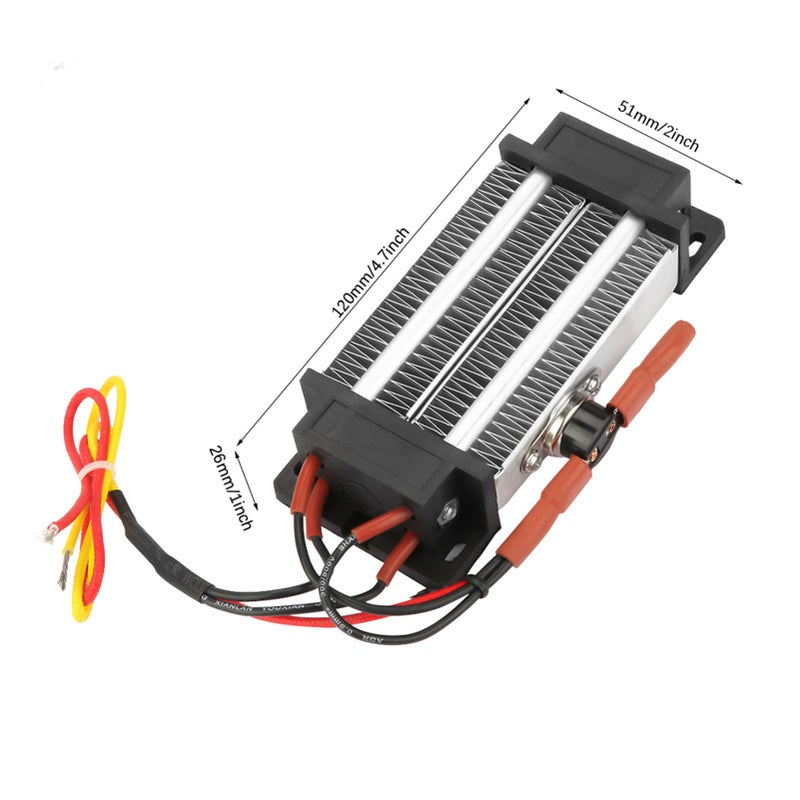 110V 200W Insulated PTC Ceramic Air Heater PTC Heating Element - Image 4