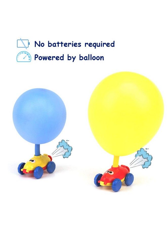 LiKee Balloon Powered Cars Balloon Racers Aerodynamic Cars Stem Toys Party Supplies Preschool Educational Science Toys With Manual Balloon Pump For Kids Boys Girls 3+ And Classroom - Image 5