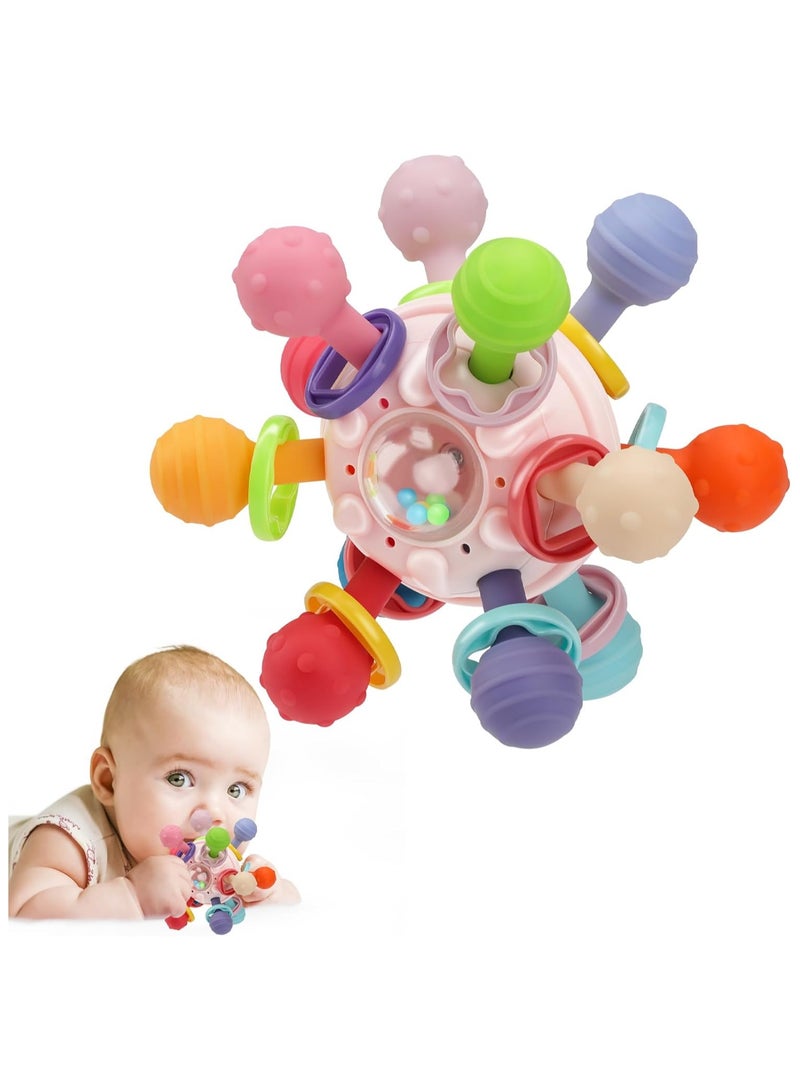 Baby Montessori Sensory Toys for 0-6 6-12 Months, Baby Teether Teething Toys for Babies 0 3 6 9 12 18 Months, Newborn Infant Learning Developmental Toys Gifts for 1 2 Year Old Boys Girls  - Image 1