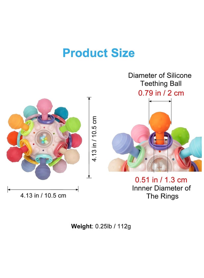 Baby Montessori Sensory Toys for 0-6 6-12 Months, Baby Teether Teething Toys for Babies 0 3 6 9 12 18 Months, Newborn Infant Learning Developmental Toys Gifts for 1 2 Year Old Boys Girls  - Image 2