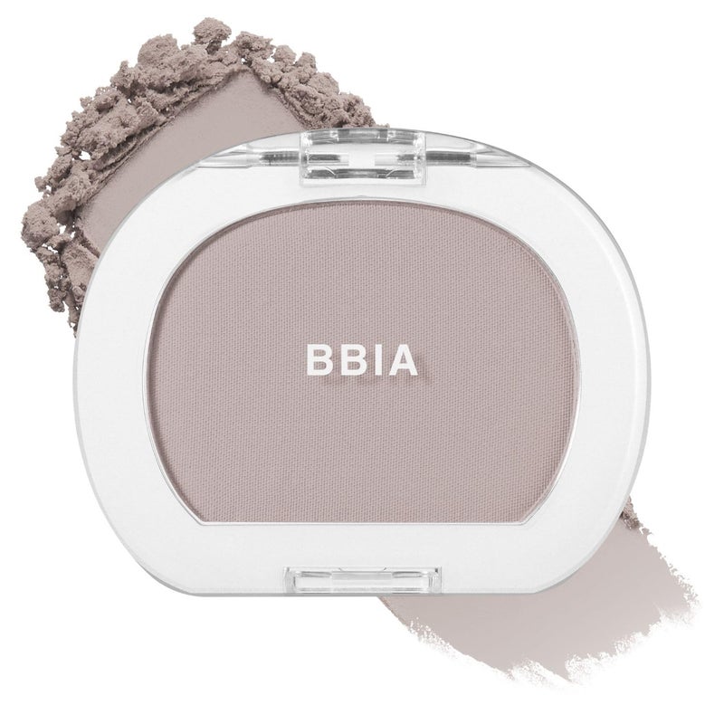 BBI@ BBIA BBIA Last Blush NEW 15 Colors - Cheek Blush Shaping Shading Contour & Highlight Long-Lasting Matte Finish Natural Shades Buildable & Blendable Daily Korean Face Makeup (12 GRAYISH, Pack of 1) - Image 1