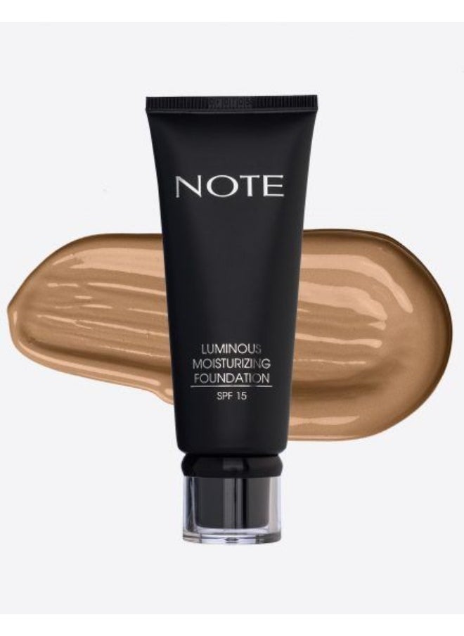 Note Note Luminous Moisturizing Foundation SPF 15 - 102 Warm Almond  - Image 1