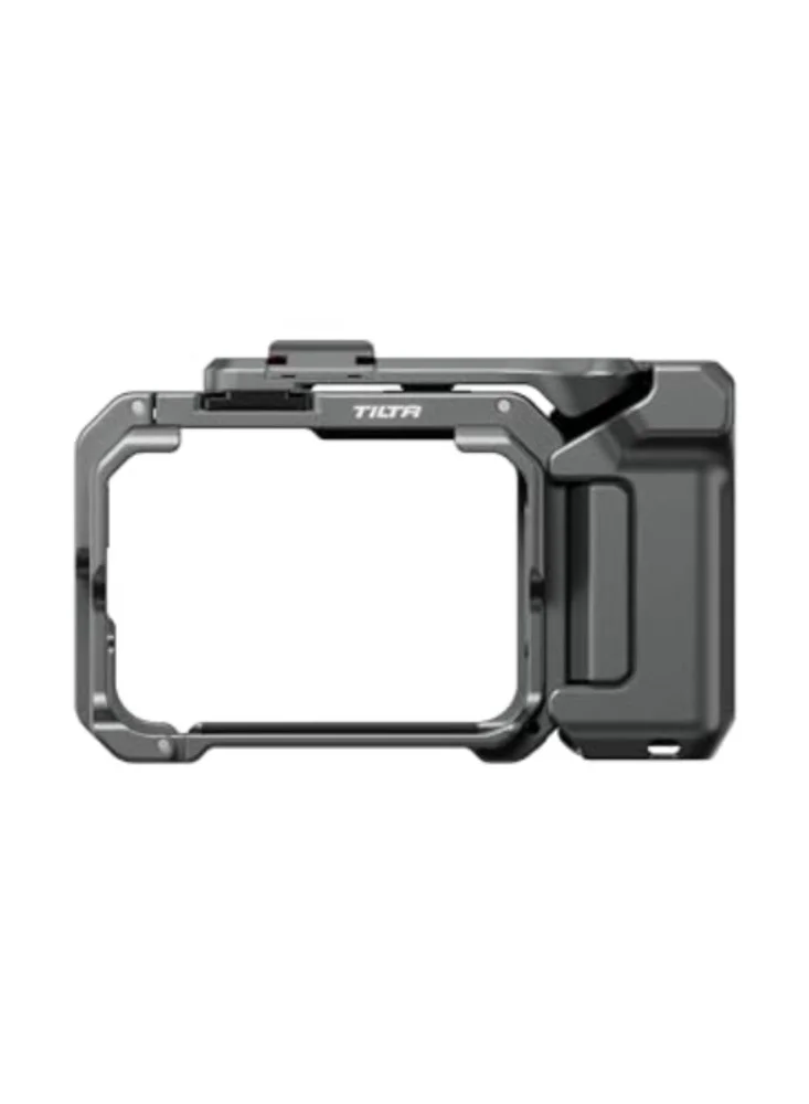 انستا 360 Xplorer Grip Kit for Ace Pro 2 / Ace Pro | Ergonomic Metal Frame, Right-Hand Grip, Quick Release Design, Cold Shoe Receiver, Classic Shutter Button, Wrist Strap, Dark Grey