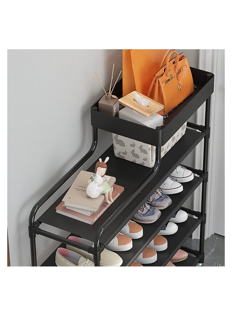 رف الأحذية خزانة الأحذية المنزلية متعددة الطبقات تتسع لـ 12 حذاءًا و5 طبقات - Image 2