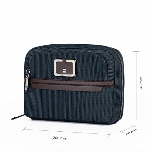 Scarters Tech Kit | Gadget Organizer Bag | Everlast Nylon | Travel Case for Cables, Chargers, Power Banks | Portable Storage for Gadgets, Hard Drives | Blue - Image 2