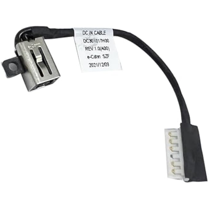 rayihni جزء استبدال منفذ شحن الطاقة DC لجهاز ديل إنسبيرون 15 3511 3515 3520 3525 3530 3535، إنسبيرون 5640 5645، فوسرو 14 3420 3430 3435، فوسرو 15 3510 3522 0 353 0 3535 DC301017H00 DC - Image 2