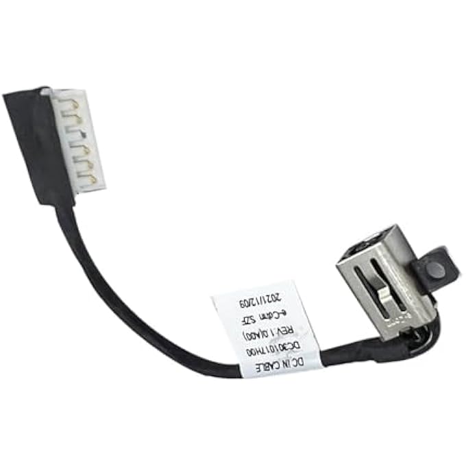 rayihni جزء استبدال منفذ شحن الطاقة DC لجهاز ديل إنسبيرون 15 3511 3515 3520 3525 3530 3535، إنسبيرون 5640 5645، فوسرو 14 3420 3430 3435، فوسرو 15 3510 3522 0 353 0 3535 DC301017H00 DC - Image 1