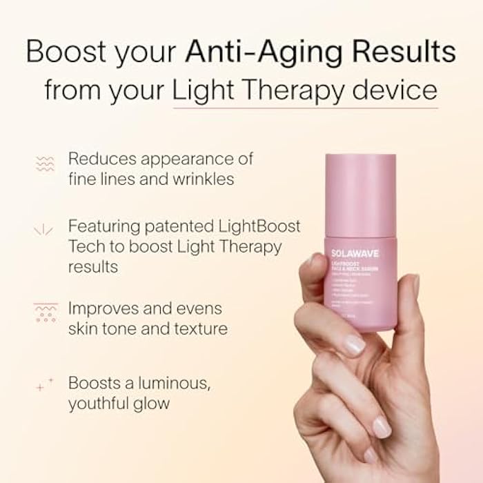 Solawave LightBoost Red Light Therapy Serum for Face & Neck | Enhances Beauty Wand & Microcurrent Devices | Boosts Collagen & Hydration for Radiant Skin, Reduces Appearance of Wrinkles & Fine Lines - Image 2