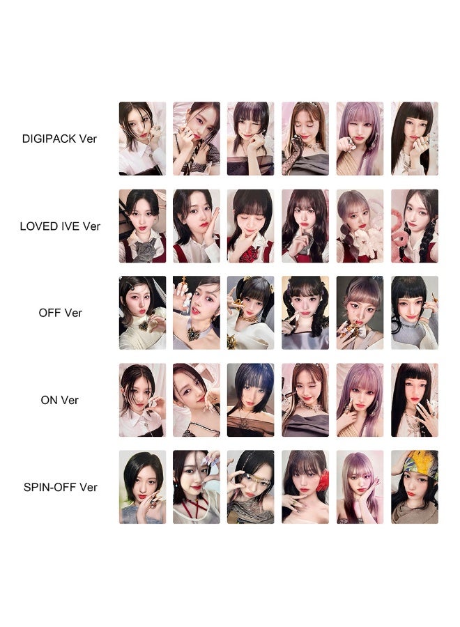 NIBEMINENT 6 Pcs Kpop IVE - 1st EP I'VE MINE Lomo Cards Card For Fans Collection Gifts - Image 3