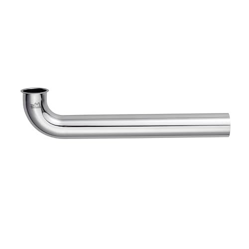 ZM 112 in x 12 in Brass Direct Connect Waste Bend for Tubular Drain Applications 20GA Chrome Plated - Image 3