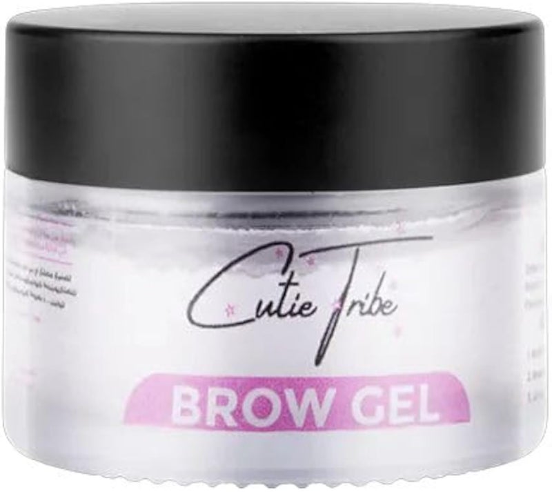 Cutie Transparent Brow Gel with Castor Oil, Eyebrow Setting Gel, Clear Formula, Nourishing and Conditioning, 30ml