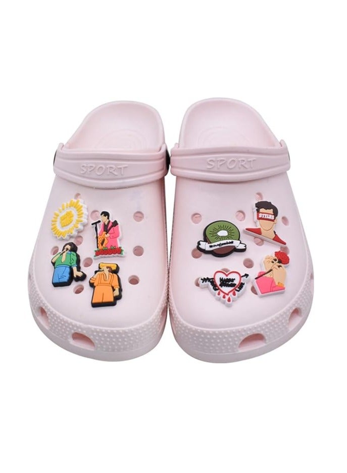 SYOSI 35 PCS Harry New Styles Shoe Charm for Croc Jibit, Shoe Pins Decoration Accessories, for Clog Shoes Decorations Shoes Craft DIY, Harry Singer Styles Merch Birthday Gifts Party Supplies - Image 2