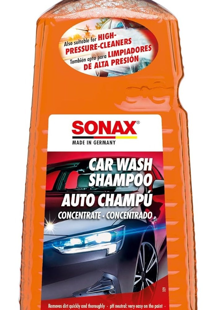 SONAX Car Wash Shampoo Concentrate (2L) - pH Neutral, Phosphate-Free