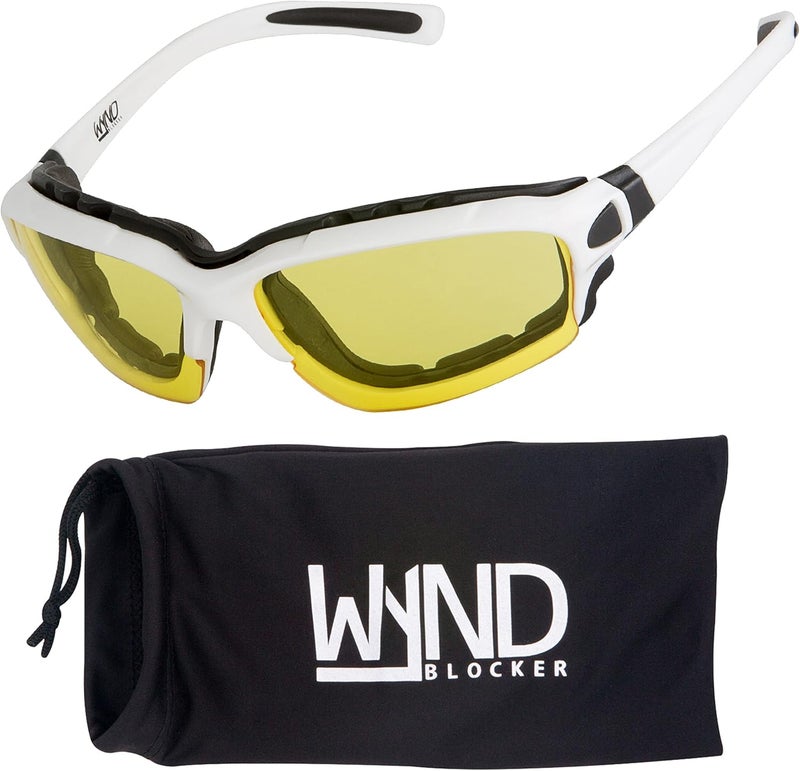 WYND Blocker Motorcycle Riding Glasses Extreme Sports Wrap Sunglasses - Image 1