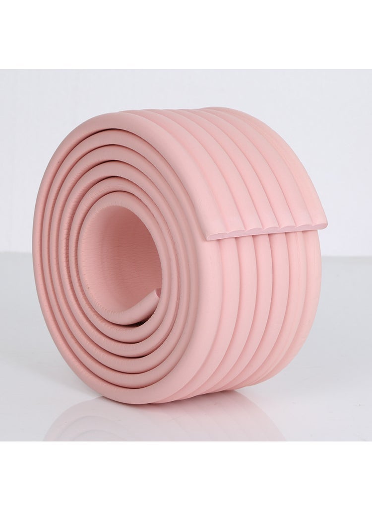 Generic Money 2 M W-shaped kindergarten corner anti-collision strip baby soft bag home protection strip childrens anti-collision corner wholesale Pink 