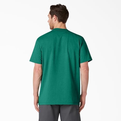 Dickies Mens Heavyweight Crew Neck Short Sleeve Tee Big-Tall T Shirt, Green Heather, 4X-Large Big Tall US - Image 2