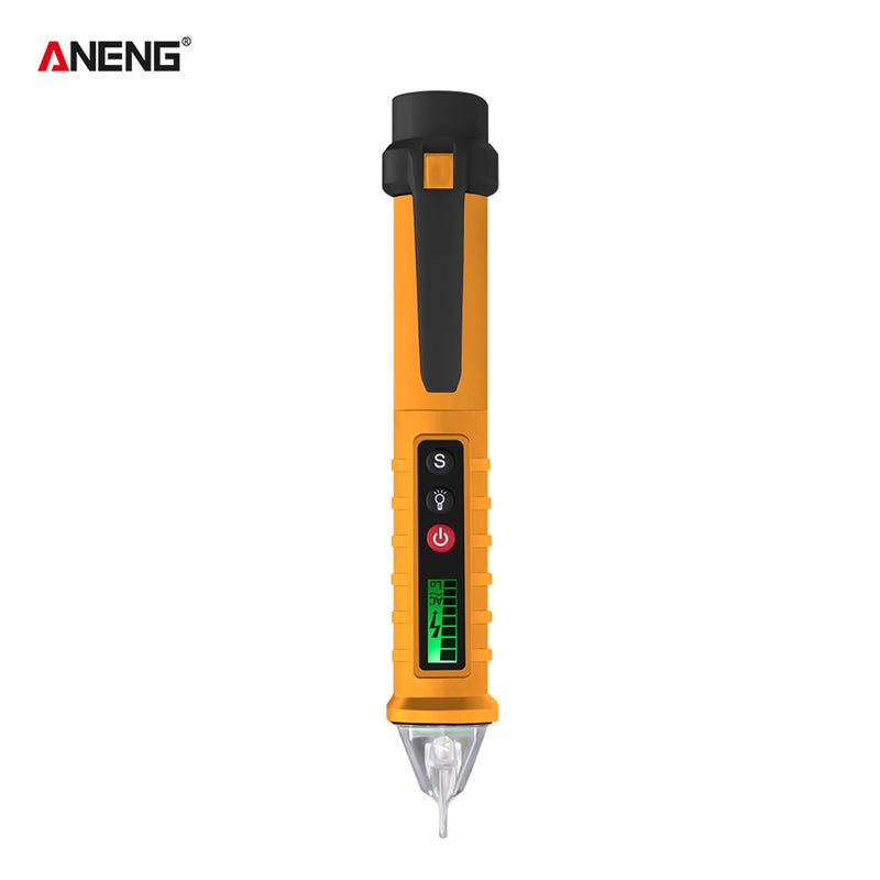 ANENG VC1010 Non-Contact AC Voltage Tester with Variable Sensitivity 12V-1000V Dual Range Electrical Tester Pen LCD Display Portable Voltage Detector with Beeps Flashes Flashlight - Image 4