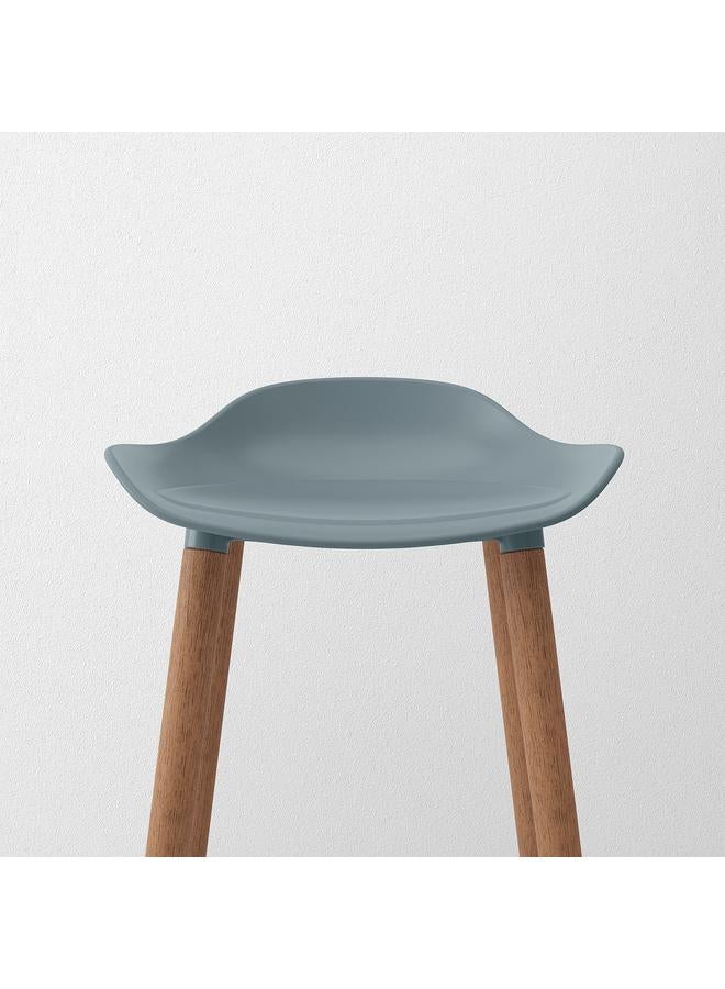 زبون كرسي بار، رمادي-فيروزي/داخلي/خارجي، 64 سم - Image 2