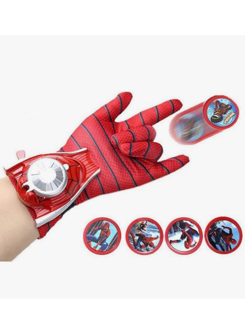 Avengers Spiderman Web Shooter Glove Spider Silk Launcher Cosplay Accessory Hero Roleplay Toy for Kids Halloween Costume Prop Gift for Boys & Girls - Image 1