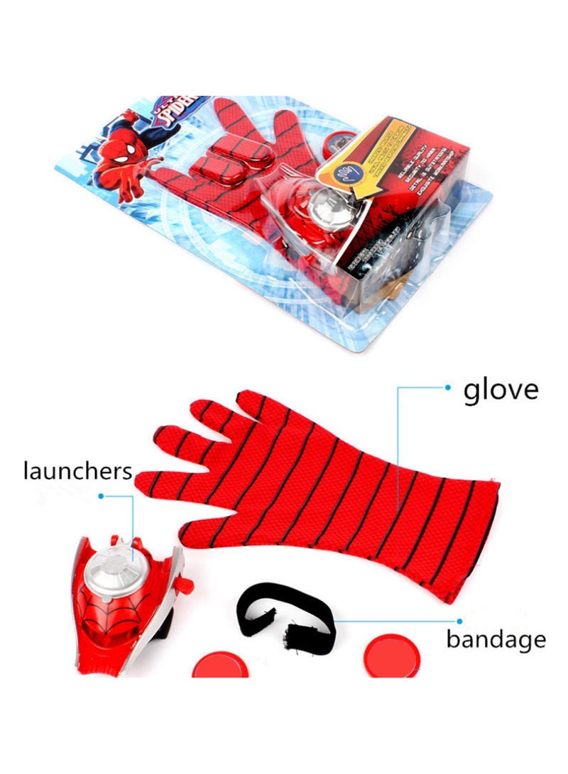 Avengers Spiderman Web Shooter Glove Spider Silk Launcher Cosplay Accessory Hero Roleplay Toy for Kids Halloween Costume Prop Gift for Boys & Girls - Image 3