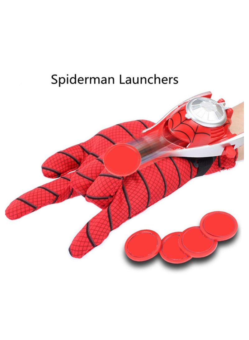 Avengers Spiderman Web Shooter Glove Spider Silk Launcher Cosplay Accessory Hero Roleplay Toy for Kids Halloween Costume Prop Gift for Boys & Girls - Image 4
