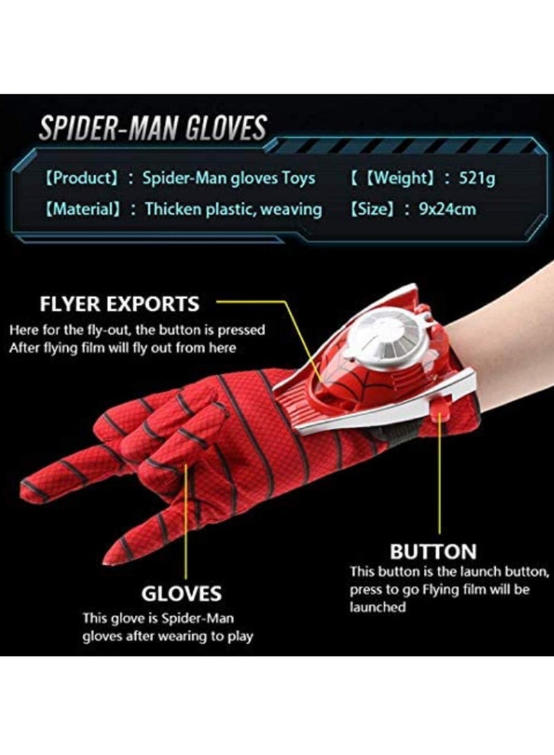 Avengers Spiderman Web Shooter Glove Spider Silk Launcher Cosplay Accessory Hero Roleplay Toy for Kids Halloween Costume Prop Gift for Boys & Girls - Image 5