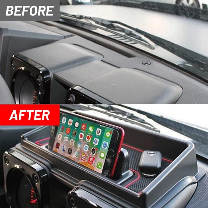 JSCARLIFE Fit for Suzuki Jimny 2019 2020 Accessories Dash Center Console Table Storage Tray Storage - Image 3