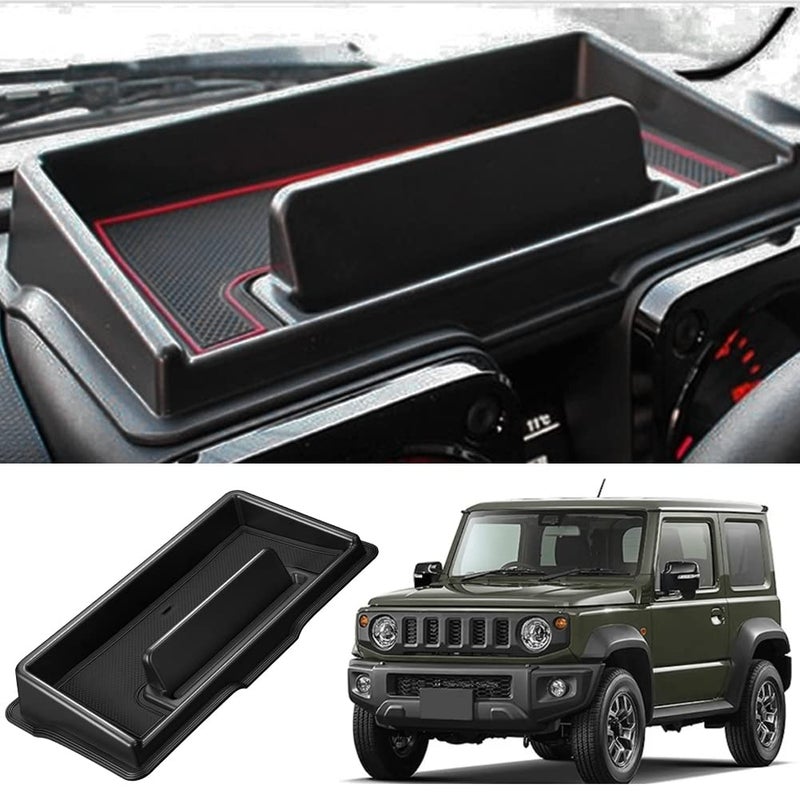 JSCARLIFE Fit for Suzuki Jimny 2019 2020 Accessories Dash Center Console Table Storage Tray Storage - Image 1