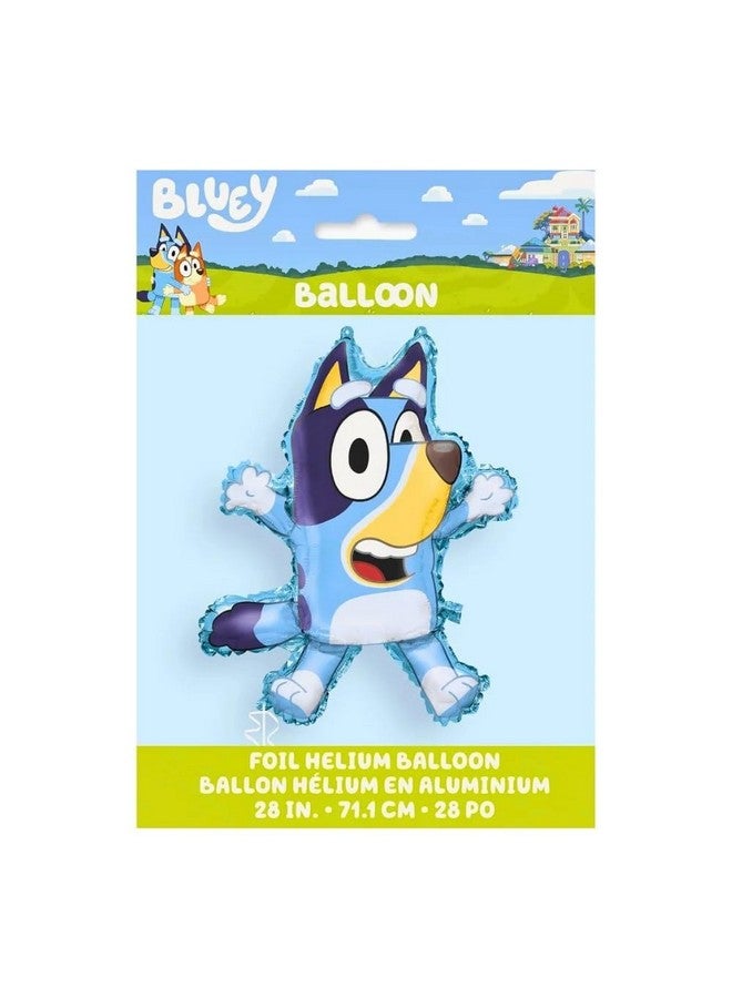 Unique Vibrant Multicolor Bluey Shaped Foil Balloon - 28", 1 Pc | Adorable, Jumbo Size for Ultimate Party Fun & Eye-catching Design - Perfect for Kids' Birthdays and Events - Image 5