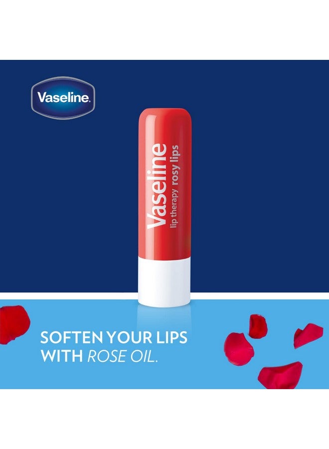 فازلين ليب ثيرابي للشفاه الوردية - عبوة مرطب شفاه، فازلين ستيك، مرطب شفاه للشفاه الجافة، 0.16 أونصة لكل عبوة (عبوة من 8 قطع) - Image 4