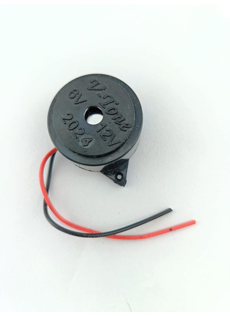 advancedestore advancedestore Buzzer Alarm Pack of 1Plastic Ringing SounderBlack  - Image 1