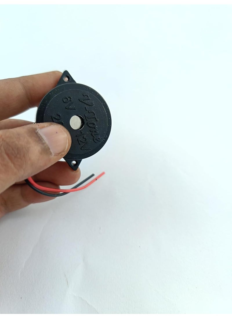 advancedestore advancedestore Buzzer Alarm Pack of 1Plastic Ringing SounderBlack  - Image 5