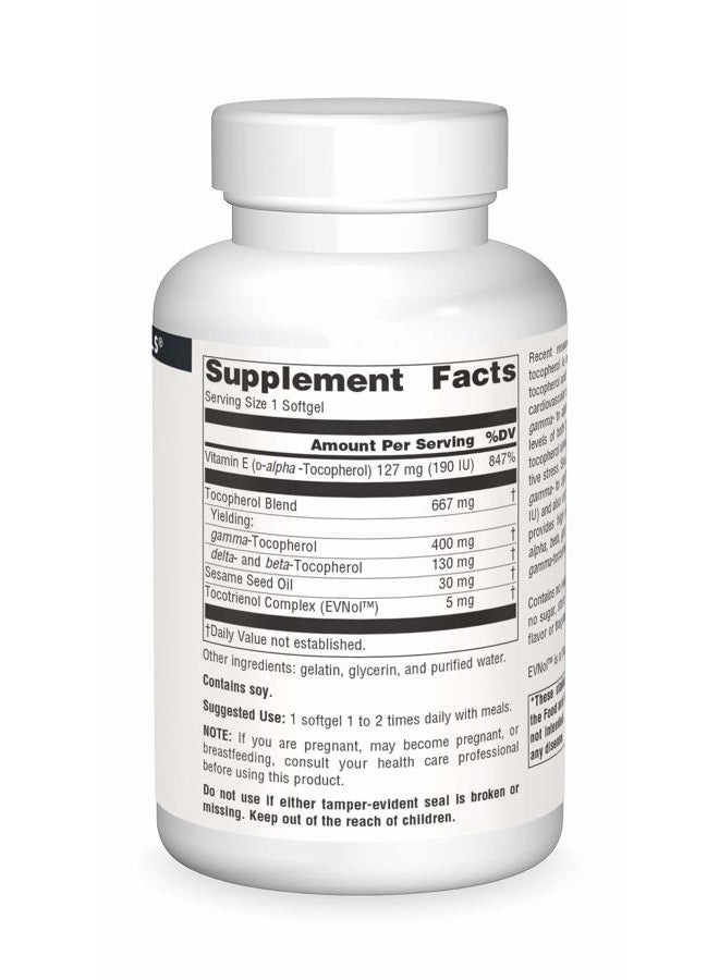 Source Naturals Gamma E Complex 400 mg - 120 Softgels - Image 3
