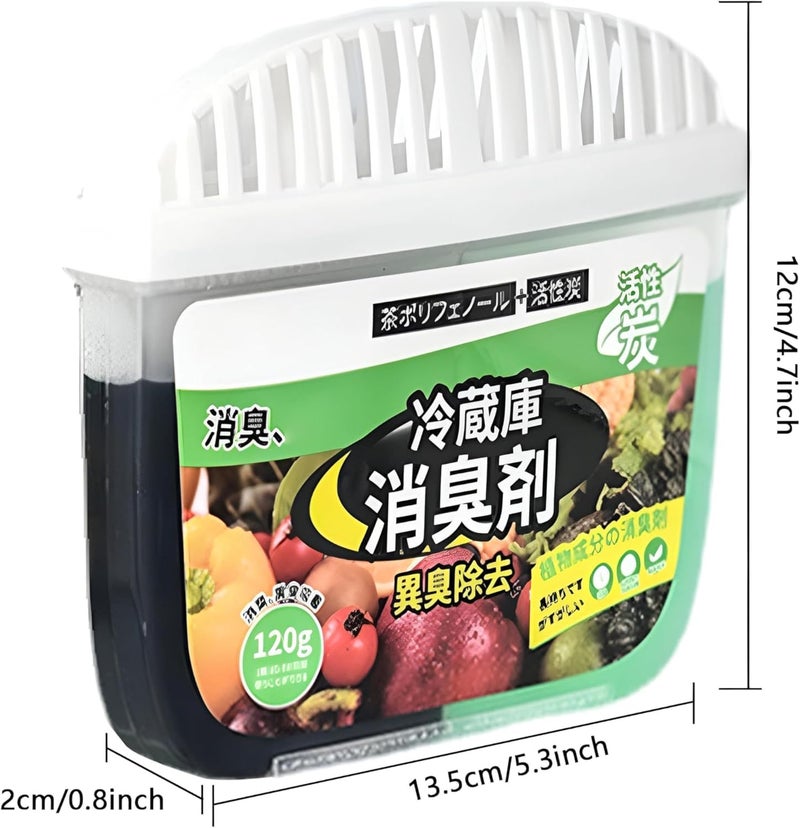 Refrigerator Deodorizer, Effective Odor Eliminator, Quickly Absorb Odors, Keep Food Freshness for a Long Time, Suitable for All Kinds of Refrigerators, Multi-Color - Image 2