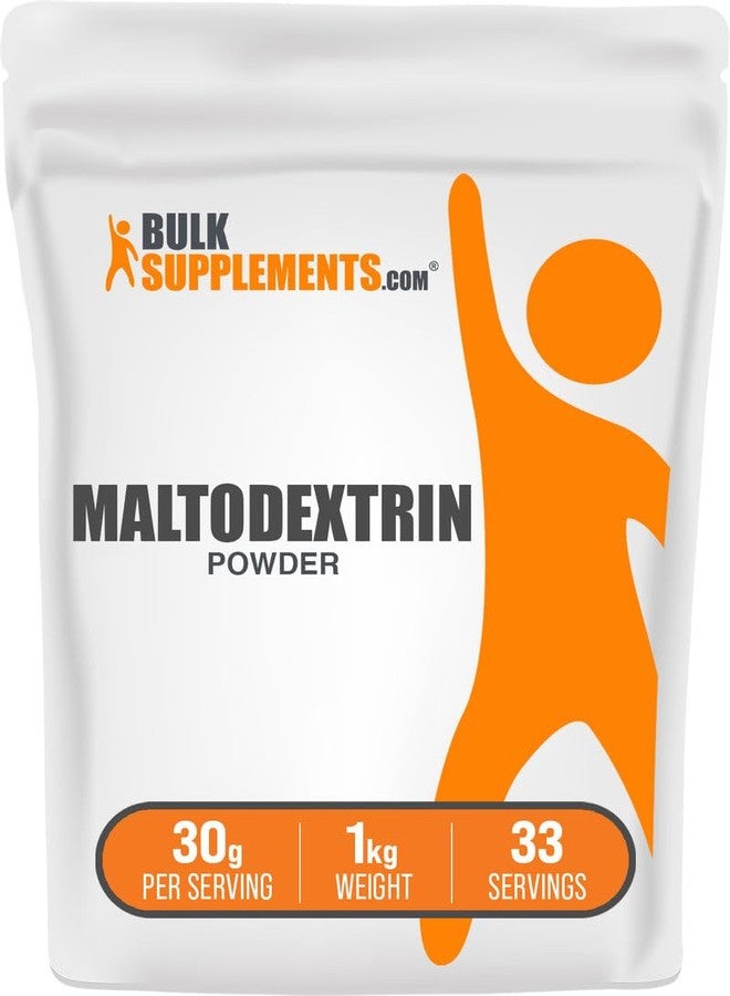 BulkSupplements.com Maltodextrin Powder - Maltodextrin Supplement for Energy Boost, Food Grade - Unflavored & Gluten Free, 30g per Serving, 1kg (2.2 lbs) (Pack of 1) - Image 1