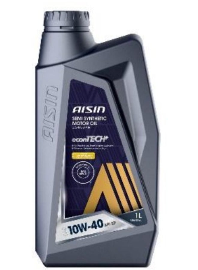 AISIN AISIN econTECH+ Semi Synthetic Motor Oil 10W-40 SP (8000KM) 1 Liter