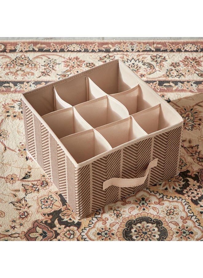 Home Box Ebase 9-Compartment Organiser 28 x 18.5 x 28 cm  - Image 2