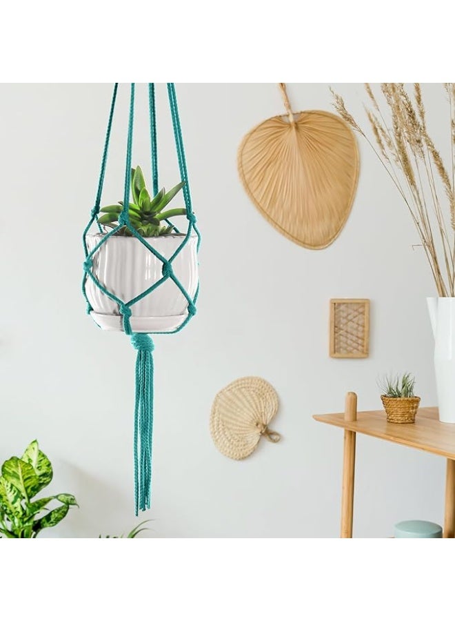 Antikiano Macrame Plant Hanger – Handmade Cotton Decor – Length ‎105‎ cm. - Image 4